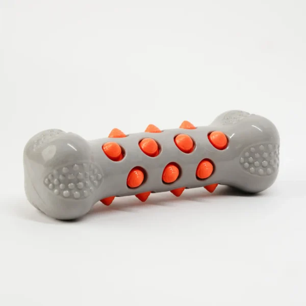 Juguete con textura en forma de hueso
