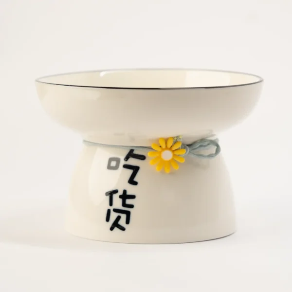 Comedero elevado en cerámica