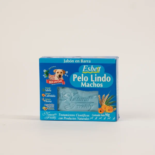 Jabón en barra Pelo lindo Machos Natural Freshly - 90 gr