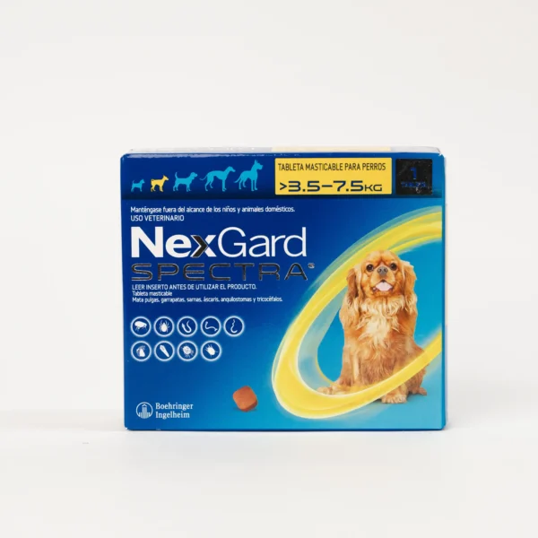 Nexgard Spectra - Para perros de 3,5 a 7,5 kg