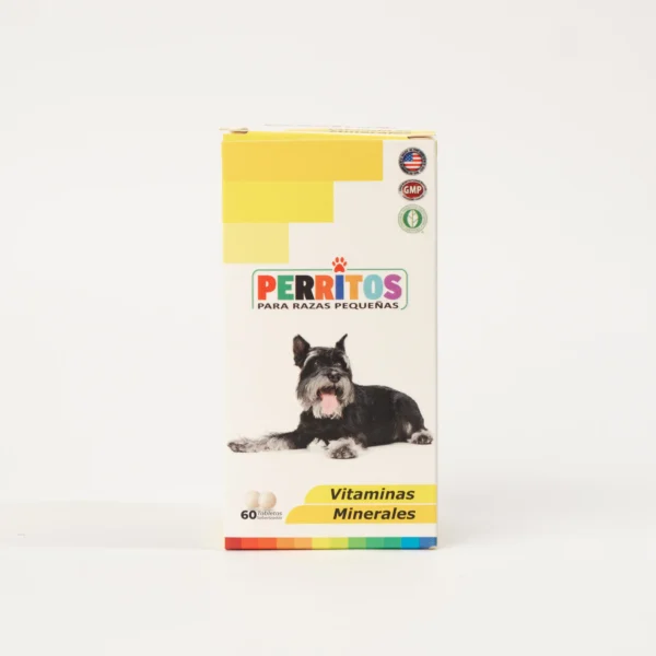 Suplemento multivitamínico Perritos con Minerales - 60 tabletas