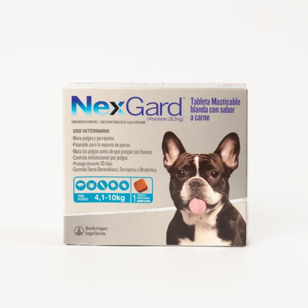 Nexgard Desparasitante - Para perros de 4,1 a 10 kg