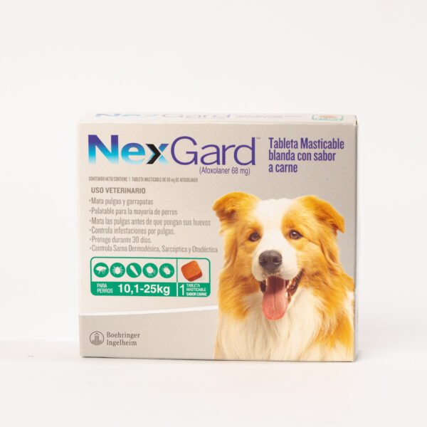 Nexgard Desparasitante - Para perros de 10,1 a 25 kg