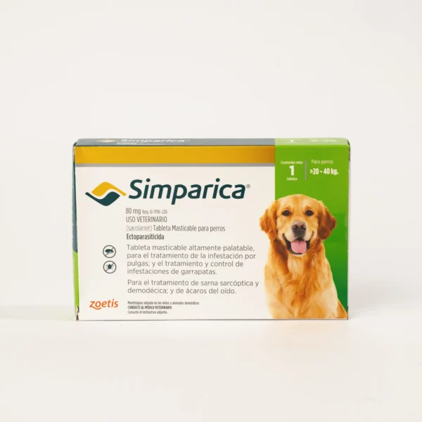 Simparica - Para perros de 20 a 40 kg