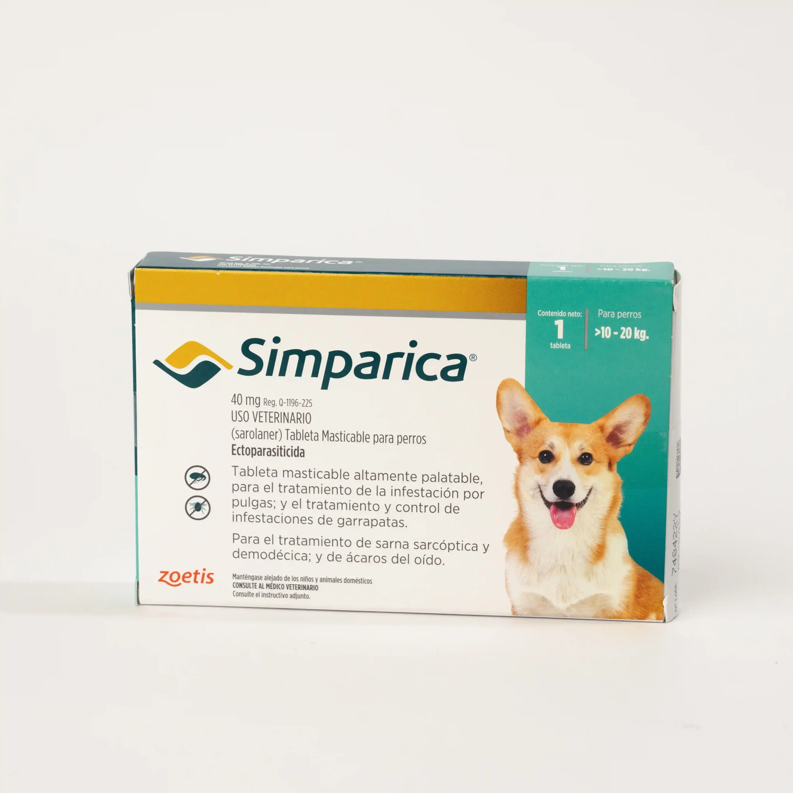 Simparica - Para perros de 10 a 20 kg