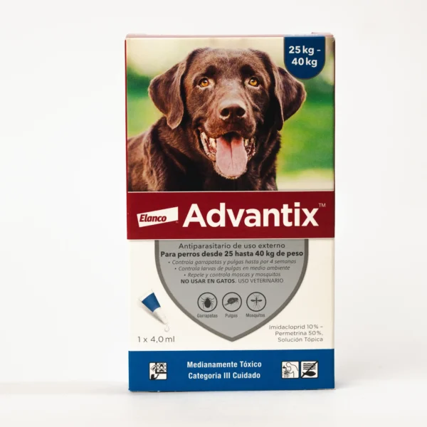 Advantix - Para perros de 25 a 40 kg - 1 pipeta