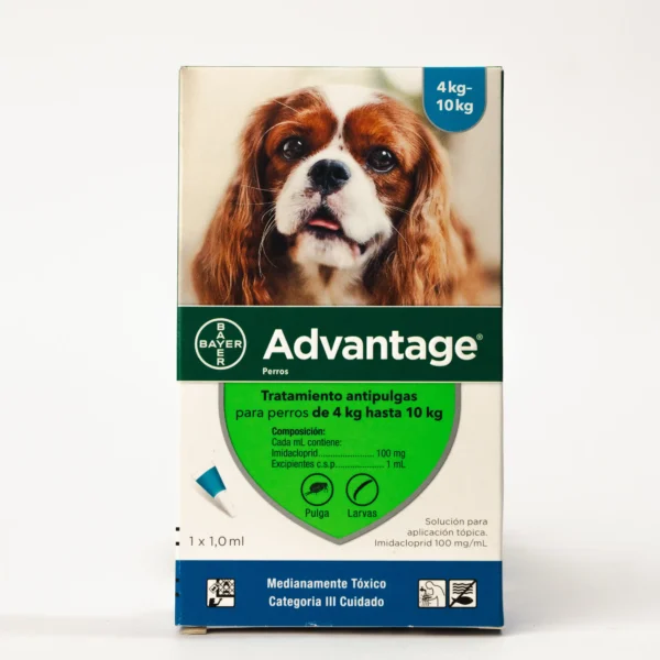 Advantage - Para perros de 4 a 10 kg - 1 pipeta (copia)