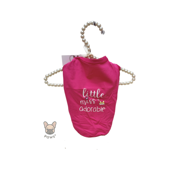 Camiseta little miss adorable