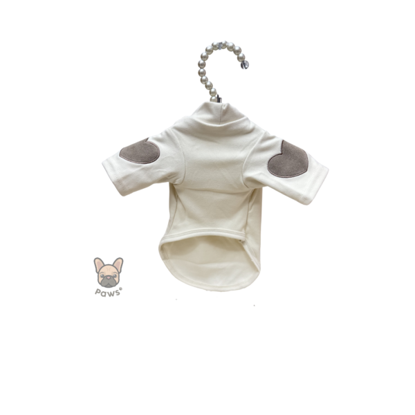 Camiseta con apliques de corazones