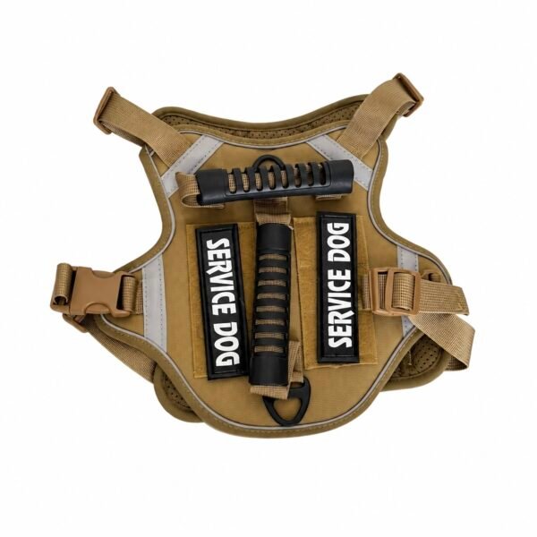 Pechera de service dog con doble  soporte