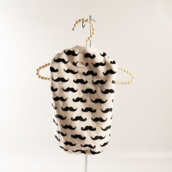 Saco de mostachos y rayas